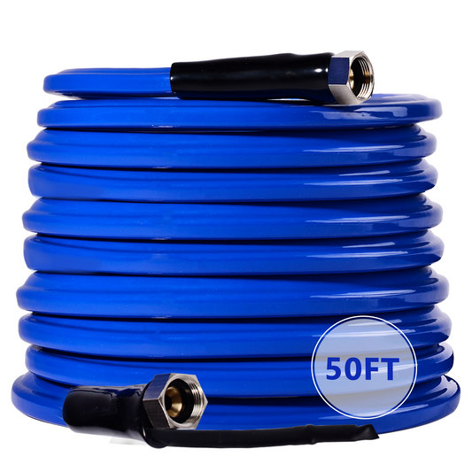 Scilulu 50 FT Heated Water Hose for RV,Rv Water Hose,-45 ℉ Antifreeze Heated Drinking Garden Water Hose,Rv Accessories 50FT-1